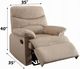 ACME Furniture Arcadia Beige Manual Motion Recliner-2