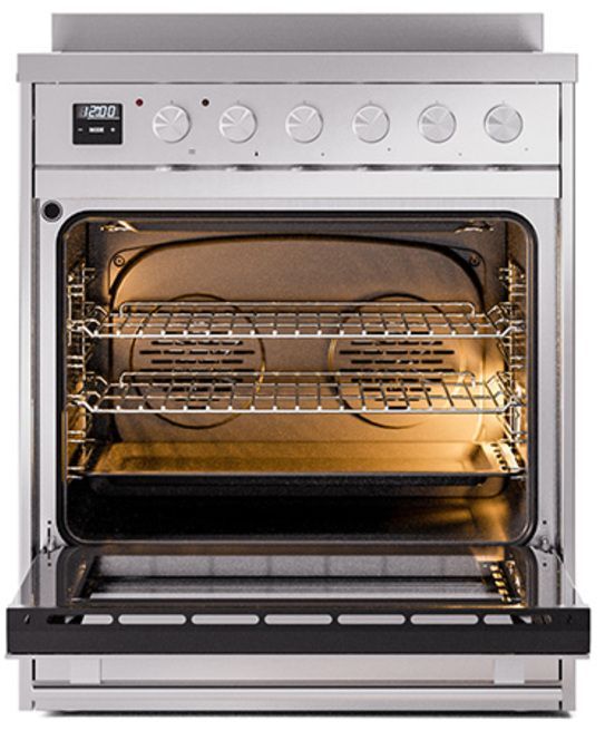 Ilve® Professional Plus II 30" Stainless Steel Pro Style Induction Range-2