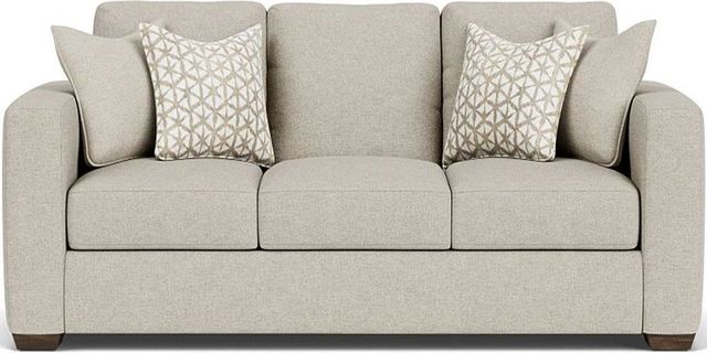 Flexsteel® Collins Silver Driftwood Three-Cushion Sofa-1