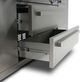Mont Alpi® 805 Island with Beverage Center and Fridge Cabinet 132" Stainless Steel Gas Grill -3