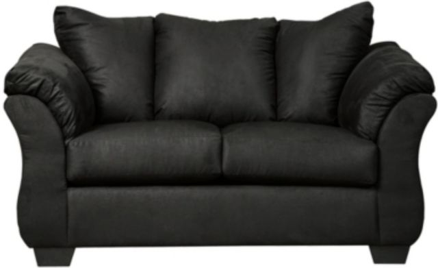 Signature Design by Ashley® Darcy 2-Piece Black Living Room Set-2
