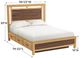 Whittier Wood® Furniture Addison Duet Full Storage Panel Bed-1