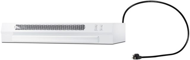 Summit® 24” White Ductless Retractable Under Cabinet Range Hood-2