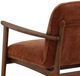 Dovetail Furniture Talesa Brown/Canna Rust Occasional Chair-4