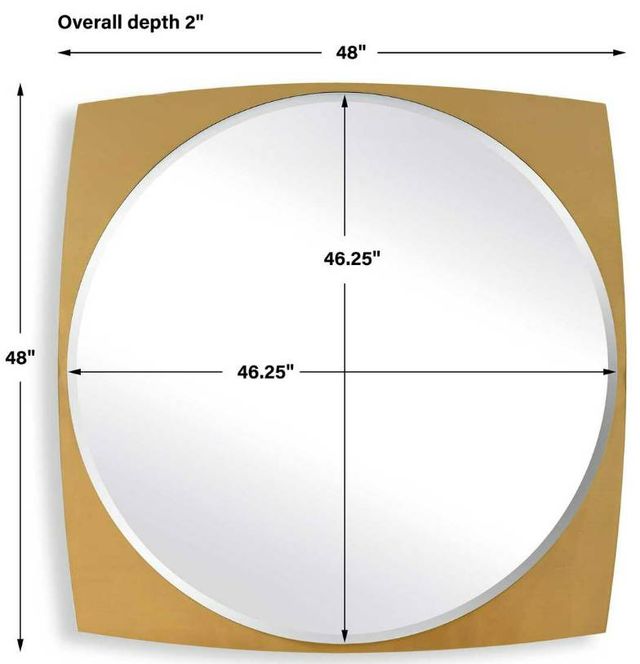 Uttermost® Neilia Brass Accent Mirror-2