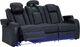 Signature Design by Ashley® Fyne-Dyme Sapphire Power Reclining Sofa with Adjustable Headrest-4