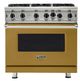 Viking® 5 Series 36" Golden Hour Pro Style Natural Gas Range-0
