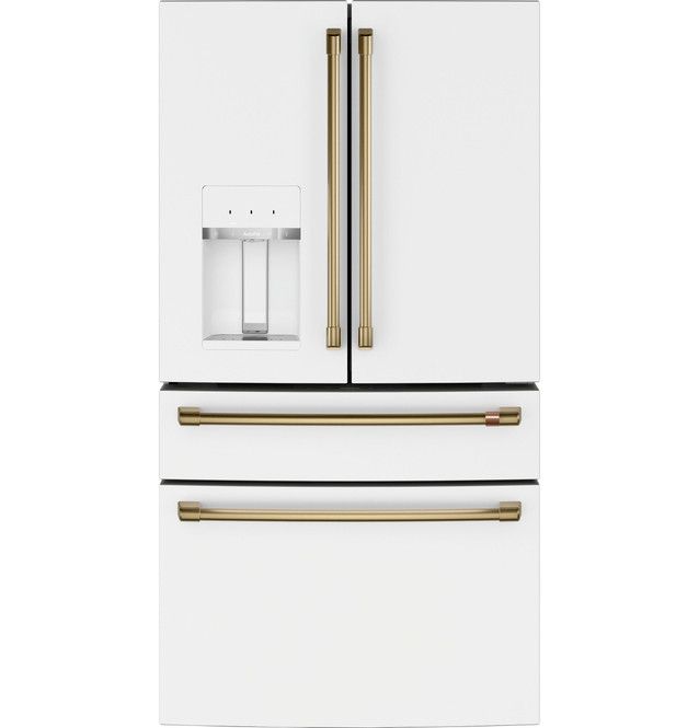 Café™ Brushed Brass Refrigeration Handle Kit-1