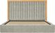 Moe's Home Collection Nina Grey Mist Queen Bed-1