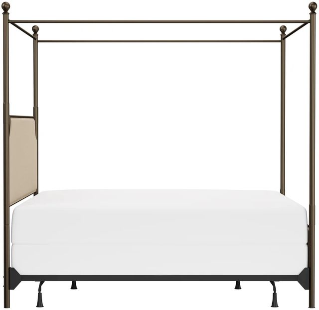 HH2 Home McArthur Beige/Bronze King Canopy Bed-3