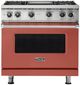 Viking® 5 Series 36" Spiced Cider Pro Style Natural Gas Range-0