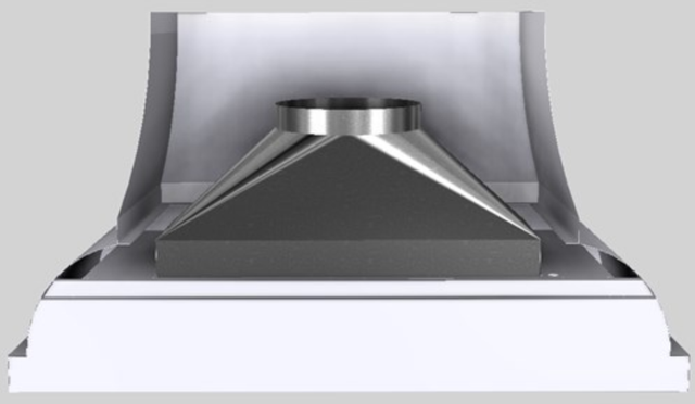 Vent-A-Hood® Designer Series 54" White Wall Mounted Range Hood-4