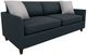 Best® Home Furnishings Customizable Bayment Leather Queen Memory Foam Stationary Sofa Sleeper with Dark Walnut Legs-0