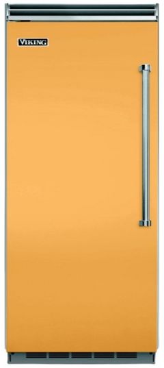 Viking® 5 Series 15.9 Cu. Ft. Daffodil Left Hinge Column Freezer