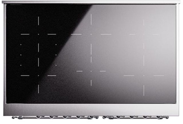 Ilve® Nostalgie II Series 40" White Pro Style Induction Range-3