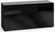 Salamander Designs® Oslo 336 AV Cabinet-Black Glass-0