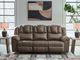 Signature Design by Ashley® Lowilla Driftwood Manual Reclining Sofa-4
