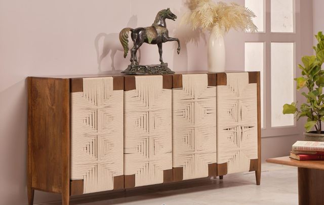 Jaipur Furniture Taffyta Brown Sideboard-1