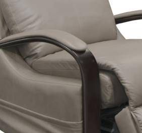 Catnapper® Gianni Light Gray Lay Flat Power Glider Recliner with Heat and Massage-1