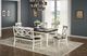 Emerald Home Mountain Retreat Antique White/Dark Mocha Dining Bench-1