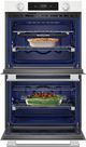 KitchenAid® 30" White Smart Double Electric Wall Oven with Assisted Cook Cycles-2