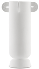 Currey & Company Happy 40 Tube Textured White Vase-0