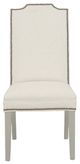 Fairfield® Customizable Entree Dining Empire Tall Back Side Chair with Sheer Dove Legs-2