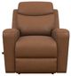 La-Z-Boy® Emmons Oak Leather Manual Rocking Recliner -1