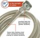 GE® 2 Pack Stainless Steel Universal Hose -5