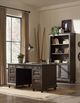 Homelegance® Cardano Driftwood Charcoal Bookcase-1