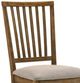 ACME Furniture Wallace II Tan/Weathered Oak Dining Side Chair-1