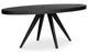 Moe's Home Collection Parq Black Oval Dining Table-0