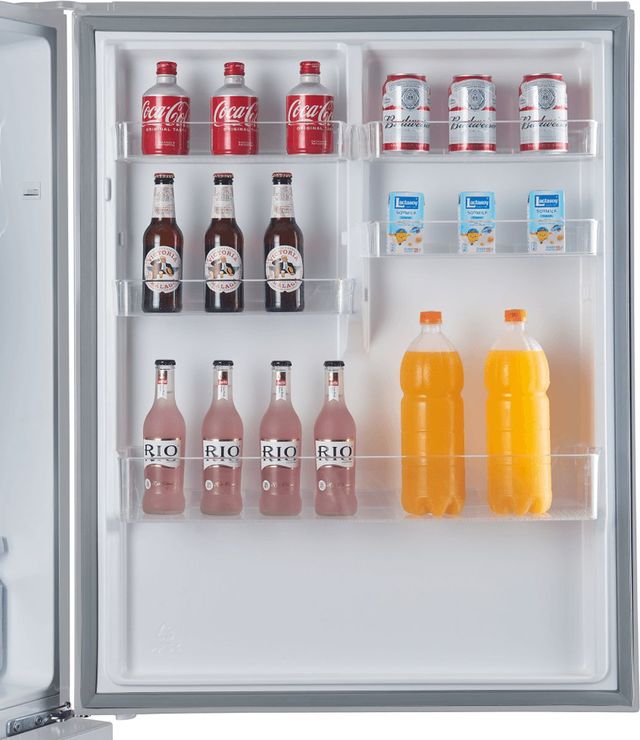 FORNO® Milano Espresso 34 in. 17.2 Cu. Ft. Stainless Steel Counter Depth Bottom Freezer Refrigerator-4