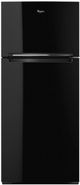 Whirlpool® 28" 17.6 Cu. Ft. Black Top Mount Freezer Refrigerator-0