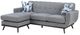 Homelegance® Everton 2-Piece Gray Reversible Sectional and Chaise-4
