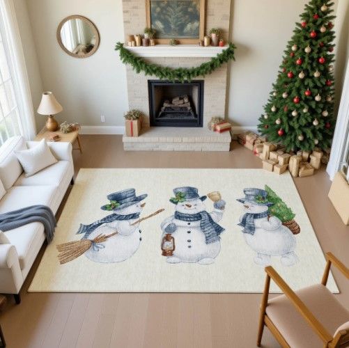 Dalyn™ Rug Company Merry & Bright MY28 Ivory 5'x8' Area Rug-4