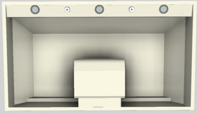 Vent-A-Hood® Designer Series 42" Biscuit Wall Mounted Range Hood-3