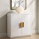 Uttermost® Emma White 2-Door Cabinet-1
