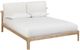 Modus Furniture Furano Ginger/Natural Queen Upholstered Platform Bed with Two Cushion-0