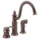 Moen® Waterhill Oil Rubbed Bronze One-Handle High Arc Kitchen Faucet-0