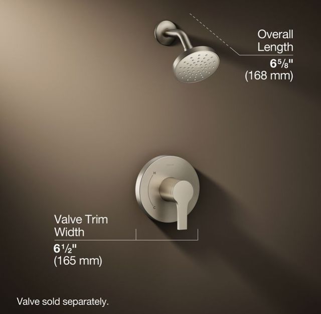 KOHLER® Elate® Rite-Temp® Vibrant Brushed Nickel 1.5 GPM Shower Trim Kit-2