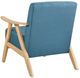 Homelegance® Damala Blue/Natural Accent Chair-4