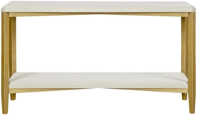Bernards Indigo Beige/White Sofa Table-1