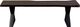 Porter International Designs Manzanita Midnight X Base Dining Bench-1