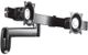 Chief® Black Dual Monitor Array Single Arm Articulating Wall Mount-0