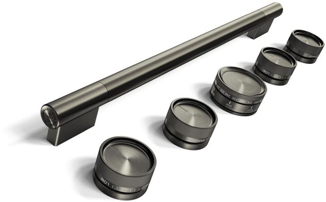 KitchenAid® 30" Black Ore Commercial-Style Gas Range Handle and Knob Kit-0