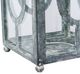 A & B Home Clear/Silver Distressed Lantern-4