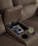 Signature Design by Ashley® Next-Gen Gaucho Espresso Reclining Loveseat with Console-4