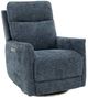 BarcaLounger® Maben Maze-Denim Power Swivel Recliner-0
