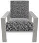 Telescope Casual Larssen Agra Classic/Snow Aluminum/Fabric Outdoor Cushion Arm Chair-1